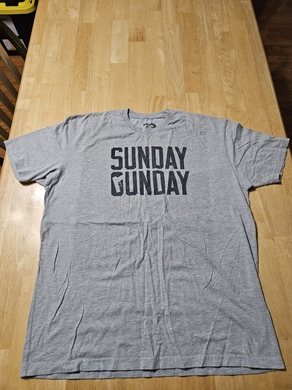 Sunday Gunday T-Shirt Funny Gun Range Freedom Self Carry Novelty 2XL @D1
